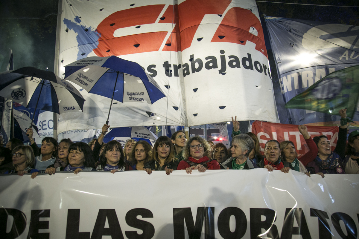 LAS TRABAJADORAS ORGANIZADAS NOS MOVILIZAMOS PARA DECIR BASTA DE