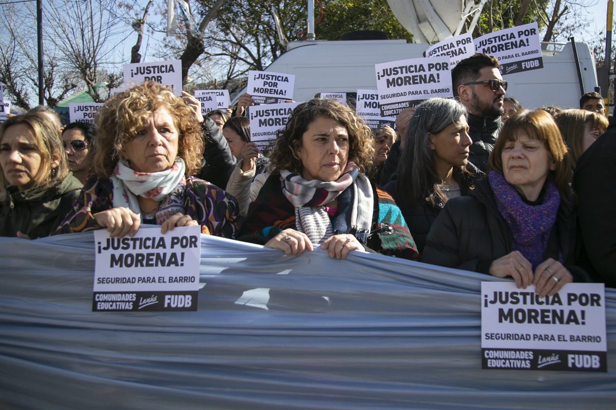 Nos Movilizamos En LanÚs Para Exigir Justicia Por Morena Suteba