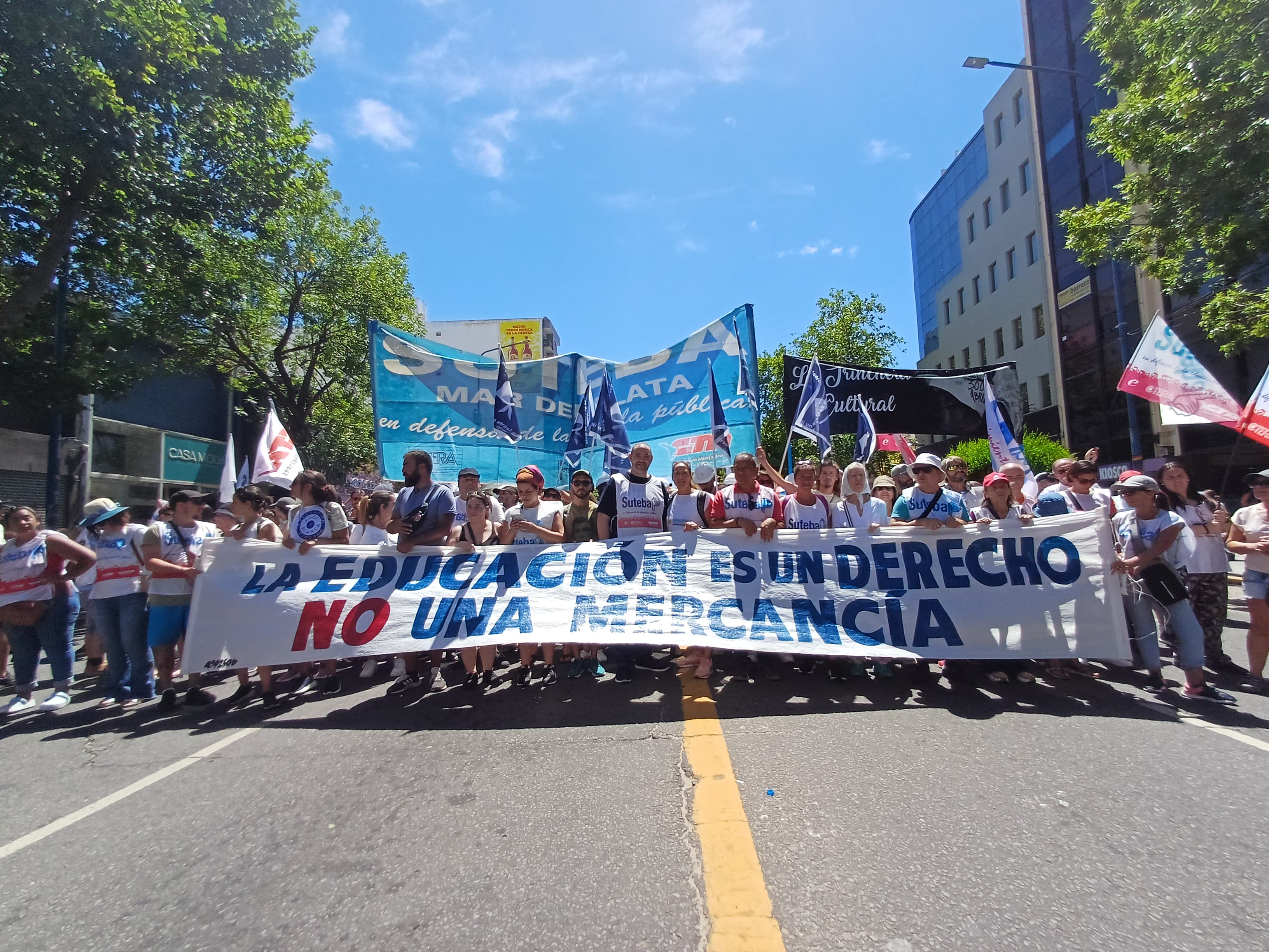 Jornada Nacional De Lucha Masivo Paro Y MovilizaciÓn En Contra Del Dnu De Milei Y La Ley